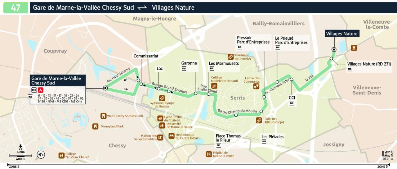 Apartment 3 Bedroomed Serris Val D'Europe Disneyland Paris Esterno foto